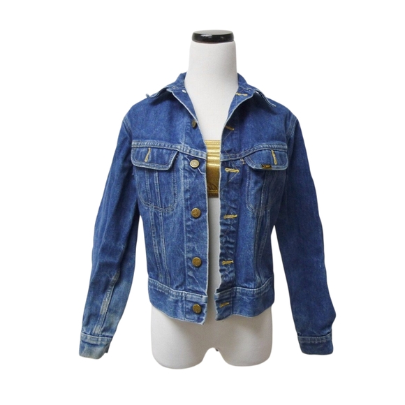 70s - 80sLee denim trucker jacket . youth 18 . made in USA / Union Made